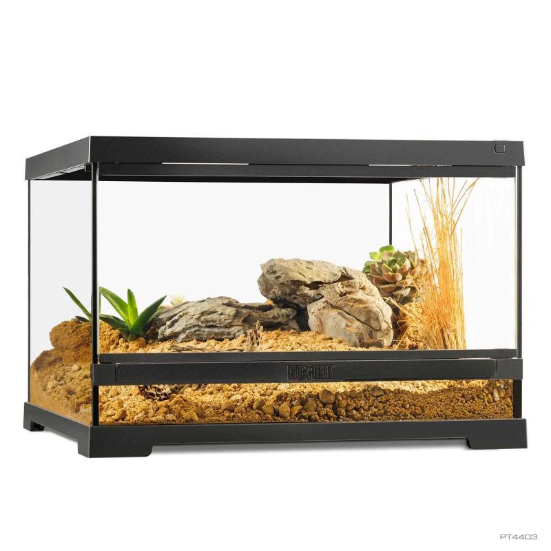 Exo-Terra Pro Terrarium Small/Low terrárium kicsi/alacsony 45x45x30 cm-es PT4403
