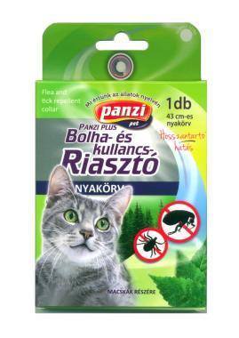 Panzi Bolha és kullancs riasztó nyakörv macskáknak 43 cm-es