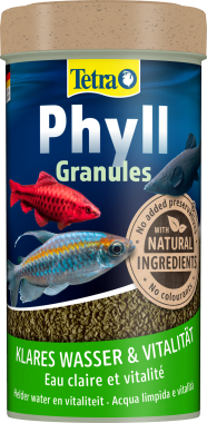 Tetra Phyll Granules növényi granulált díszhal eledel 250 ml-es