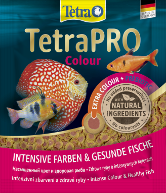 TetraPRO Colour színerősítő díszhal eledel chips (zacskós) 12 g-os