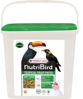 Versele-Laga NutriBird Tropical Fruit Patee teljesértékű lágyeleség gyümölcs evő madaraknak 5 kg-os