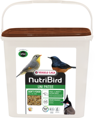 Versele-Laga NutriBird Uni Patee teljesértékű lágyeleség gyümölcs és rovar evő madarknak 5 kg-os