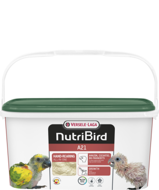 Versele-Laga NutriBird A21 kézzelnevelő eledel nagyon magas energiatartalommal 3 kg-os