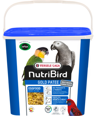 Versele-Laga NutriBird Gold Patee mézes tojásos lágyeleség nagy- és óriáspapagájoknak 5 kg-os