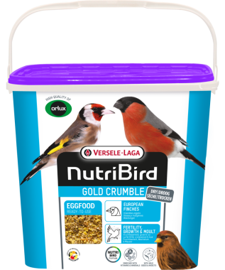 Versele-Laga NutriBird Gold Crumble Eggfood tojásos lágyeleség európai pintyféléknek 4 kg-os