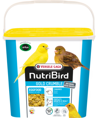 Versele-Laga NutriBird Gold Crumble Eggfood tojásos lágyeleség sárga kanáriknak 4 kg-os