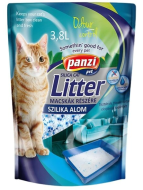 Panzi Litter Cat szilikonos macskaalom 3,8 literes