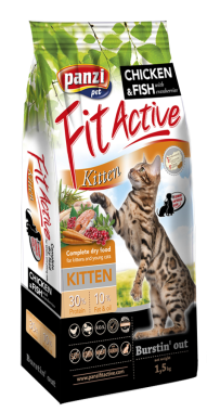 Panzi FitActive Kitten - kölyök száraz macska eledel 1,5 kg-os