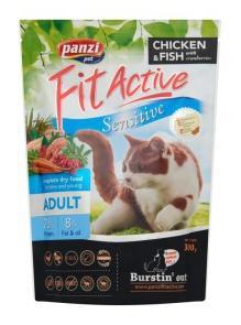 Panzi FitActive Sensitive Adult - felnőtt érzékeny gyomrú macska száraz eledel 300 g-os