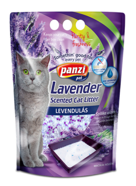 Panzi Lavender levendulás szilikonos macskaalom 3,8 literes