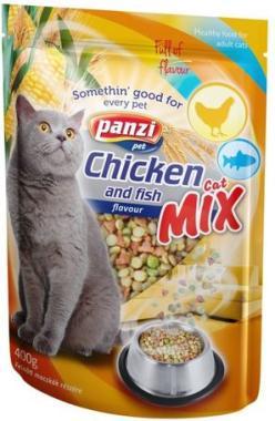 Panzi Cat-Mix Chicken and fish száraz macskaeledel csirke és hal 400 g-os
