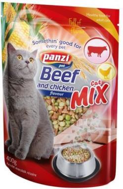 Panzi Cat-Mix Beef and chicken száraz macskaeledel marha és csirke 400 g-os
