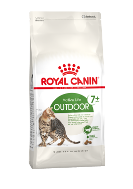 RoyalCanin Outdoor 7+ - szabadba gyakran kijáró, aktív idősödő macska száraz eledel 2 kg-os