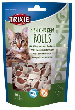 Trixie Premio Fish Chicken Rolls hal - csirke tekercs 50 g-os 42702