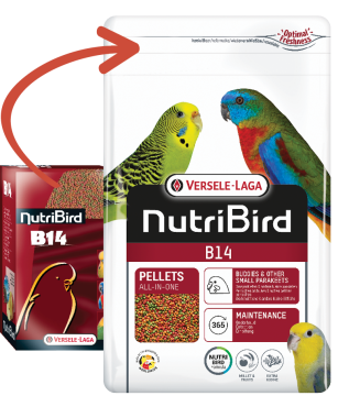 Versele-Laga NutriBird B14 pellet eledel kistestű papagájoknak 800 g-os