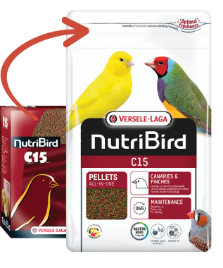 Versele-Laga NutriBird C15 pellet eledel pintyeknek és kanáriknak 1 kg-os