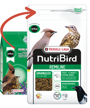 Versele-Laga NutriBird Remiline granulált eledel gyümölcs és rovarevő madaraknak 1 kg-os