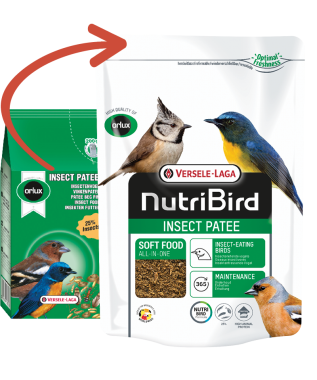 Versele-Laga NutriBird Insect Patee lágyeleség 25 % rovar tartalommal 250 g-os
