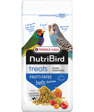 Versele-Laga NutriBird Frutti Patee Exotic fusion gyümölcsös lágyeleség kistestű madaraknak 250 g-os