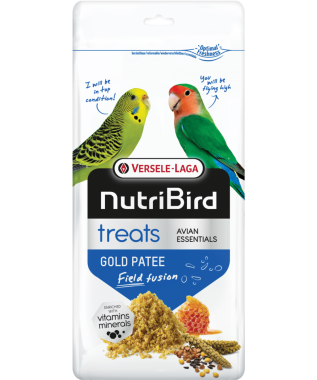 Versele-Laga NutriBird Gold Patee Field Fusion tojásos lágyeleség kistestű papagájoknak 250 g-os