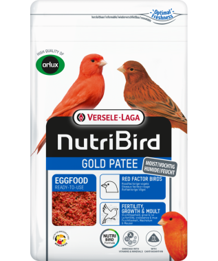 Versele-Laga NutriBird Gold Patee Eggfood tojásos lágyeleség vörös kanárinak 1 kg-os