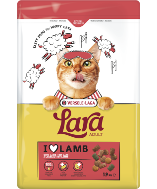 Versele-Laga Lara Adult with Lamb felnőtt macska száraz eledel bárányos 1,9 kg-os