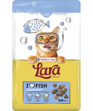Versele-Laga Lara Adult with Salmon felnőtt macska száraz eledel lazacos 0,95 kg-os