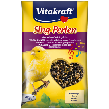 Vitakraft kismag Sing-Perlen éneklést segítő kanárinak, vadmadárnak 20 g-os
