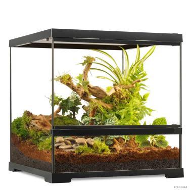 Exo-Terra Pro Terrarium Small/Wide terrárium kicsi/széles 45x45x45 cm-es PT4404