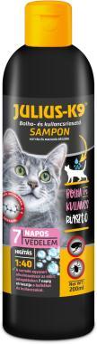 Julius-K9 Bolha- és kullancsriasztó sampon macskáknak 200 ml-es
