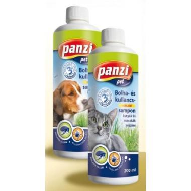 Panzi Bolha- és kullancsriasztó sampon macskáknak 200 ml-es