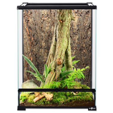 ReptiPlanet Tall Glass Reptile Habitat magas terrárium 45x45x60 cm-es
