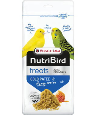 Versele-Laga NutriBird Gold Patee Haney fusion mézes lágyeleség kistestű díszmadaraknak 250 g-os