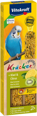 Vitakraft Kräcker kiwi & citrom hullámos papagájnak 2 db-os