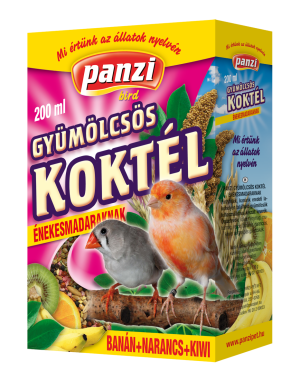 Panzi Gyümölcsös Koktél énekesmadaraknak 200 ml-es