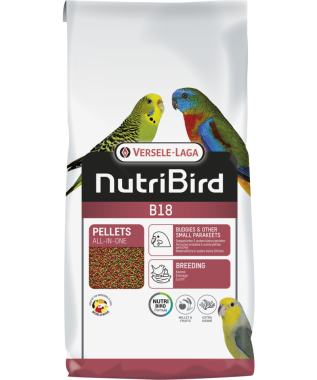 Versele-Laga NutriBird B18 pellet eledel kistestű tenyész papagájoknak 10 kg-os