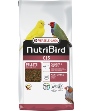 Versele-Laga NutriBird C15 pellet eledel pintyeknek és kanáriknak 10 kg-os
