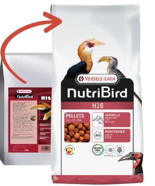 Versele-Laga NutriBird H16 pellet eledel szarvascsőrűeknek 10 kg-os