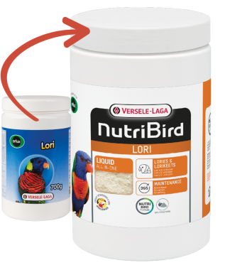 Versele-Laga NutriBird Lori lóri papagáj eledel 700 g-os
