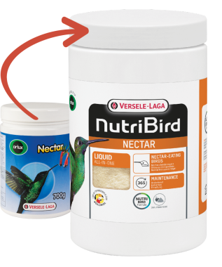 Versele-Laga NutriBird Nectar teljes értékű eledel nektár evő madarak részére 700 g-os