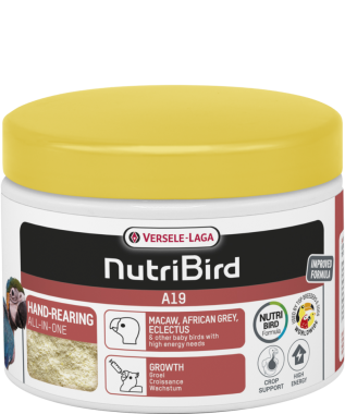 Versele-Laga NutriBird A19 kézzelnevelő eledel magas energiatartalommal 250 g-os