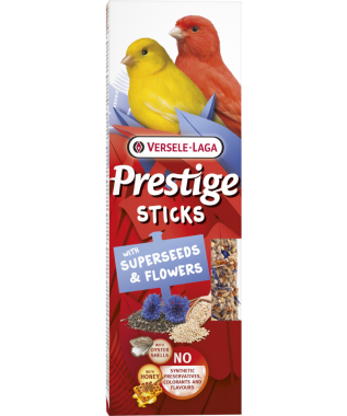 Versele-Laga Prestige Sticks kanárinak szuper magvakkal és virágokkal 2 db-os