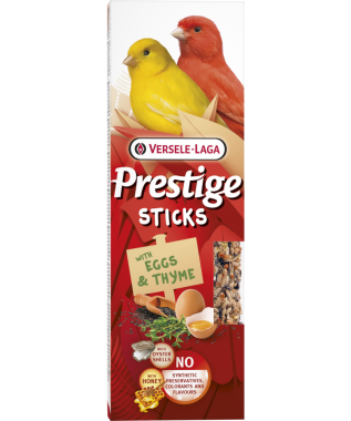 Versele-Laga Prestige Sticks kanárinak tojással és kakukkfűvel 2 db-os