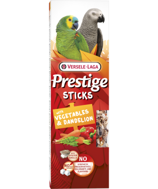 Versele-Laga Prestige Sticks óriás papagájnak zöldségekkel és pitypanggal 2 db-os