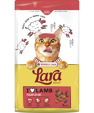 Versele-Laga Lara Adult with Lamb felnőtt macska száraz eledel bárányos 7 kg-os