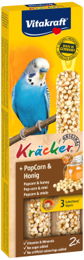 Vitakraft Kräcker PopCorn & méz hullámos papagájnak 2 db-os