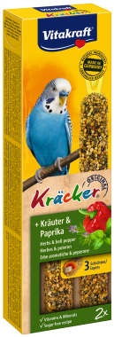 Vitakraft Kräcker gyógynövény & paprika hullámos papagájnak 2 db-os