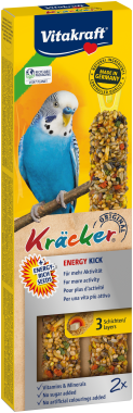Vitakraft Kräcker Energy Kick erősítő hullámos papagájnak 2 db-os