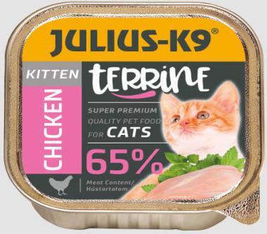 Julius-K9 Kitten Chicken kölyök alutálkás macskaeledel csirkével 100 g-os