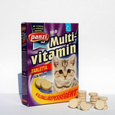 Panzi Feli-tab Multivitamin tabletta macskáknak 100 db-os